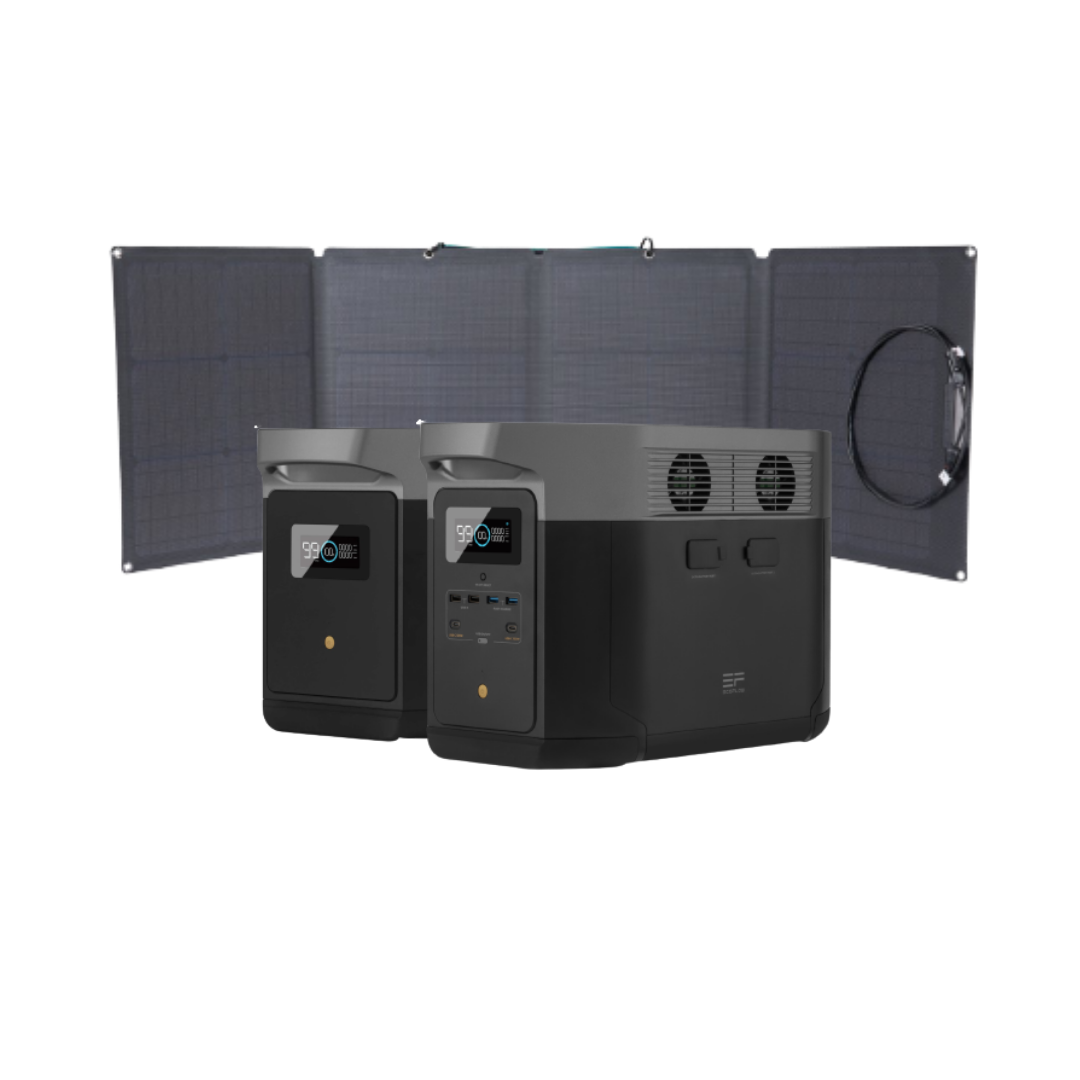 Special Bundle: Ecoflow DELTA Max 2000 Portable Power Station & 110W Solar Panel - New Star Living