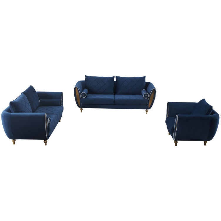 European Furniture - Sipario Vita Modern Blue Chair - EF-22560-C - New Star Living
