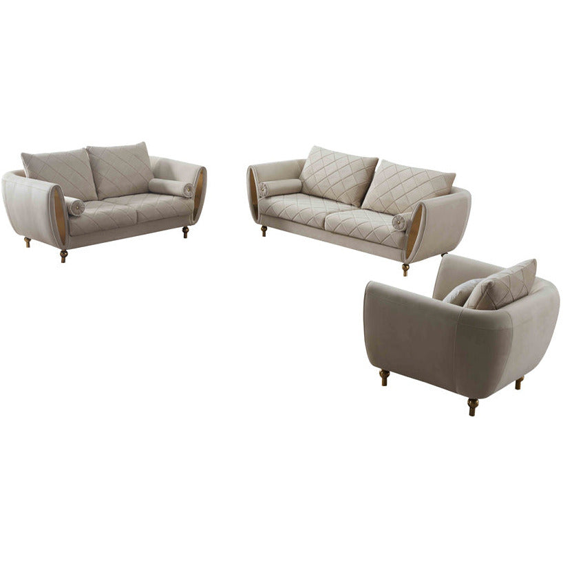 European Furniture - Sipario Vita Modern Beige Chair - EF-22562-C - New Star Living