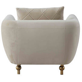 European Furniture - Sipario Vita Modern Beige Chair - EF-22562-C - New Star Living