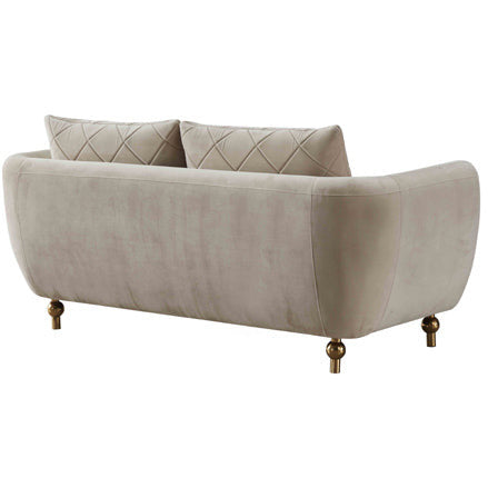 European Furniture - Sipario Vita Modern Beige Loveseat - EF-22562-L - New Star Living