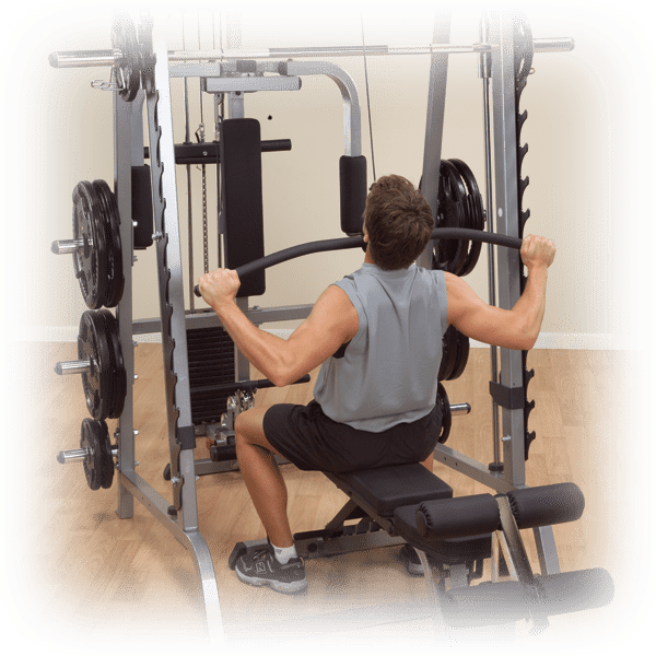Body-Solid GLA348QS Lat Attachment for Series 7 Smith Machine - New Star Living