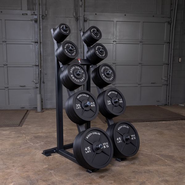 Body-Solid GWT76 High Capacity Olympic Plate Rack - New Star Living