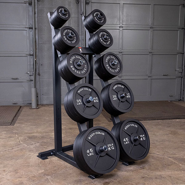 Body-Solid OSB400S 400 Lb. Cast Iron Olympic Weight Set - New Star Living