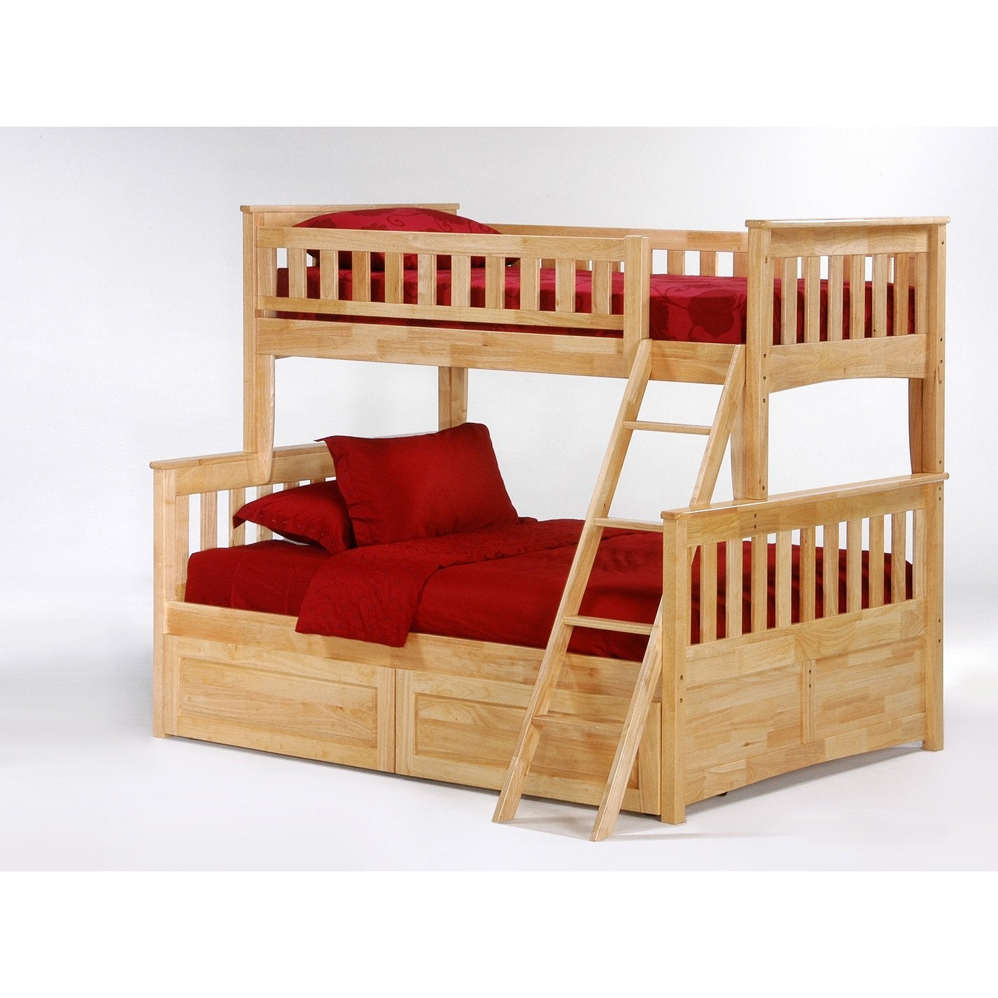 Night and Day Furniture Spices Ginger Twin/Full Bunk Bed - New Star Living
