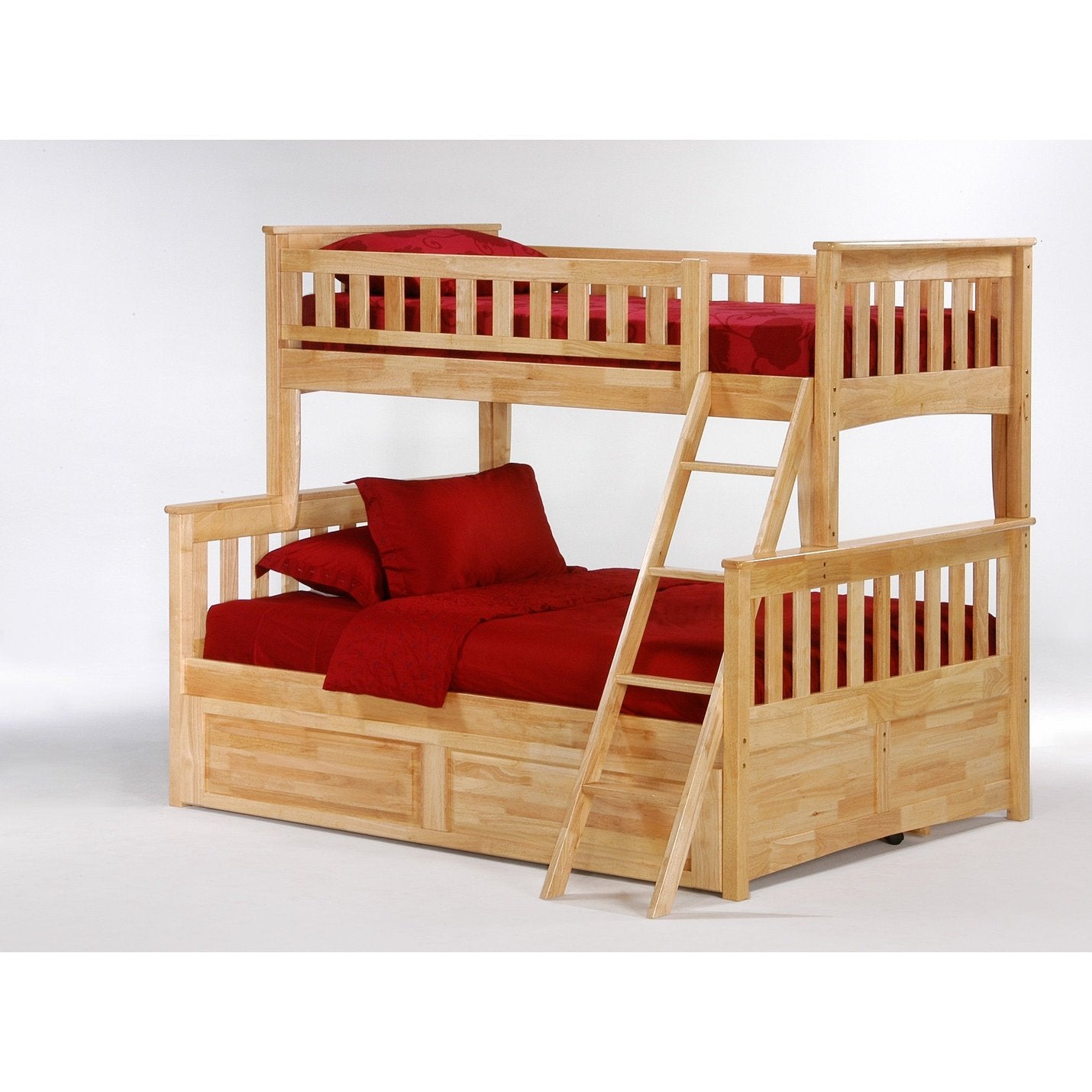 Night and Day Furniture Spices Ginger Twin/Full Bunk Bed - New Star Living