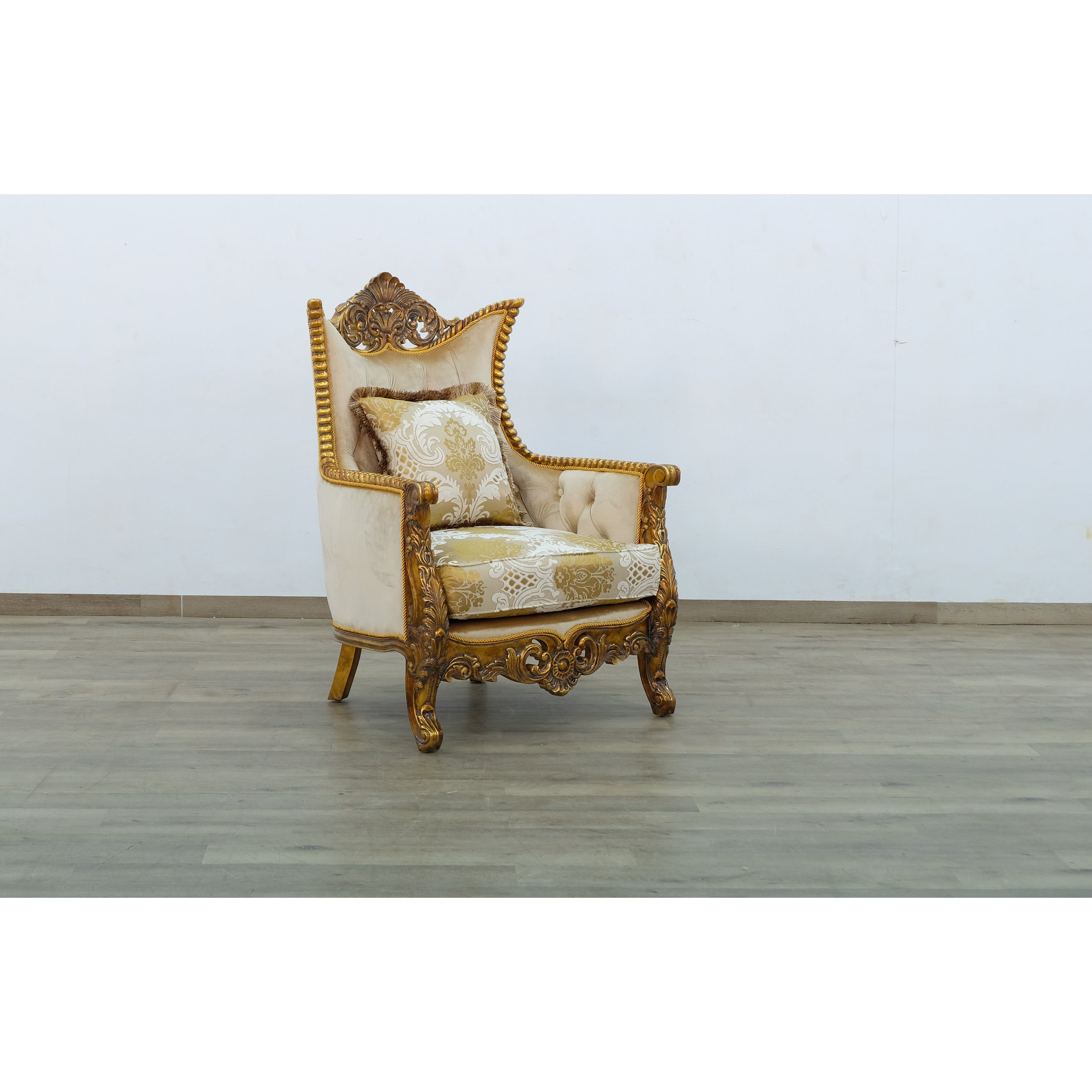 European Furniture - Maggiolini II Chair in Antique Dark Bronze - 31055-C - New Star Living