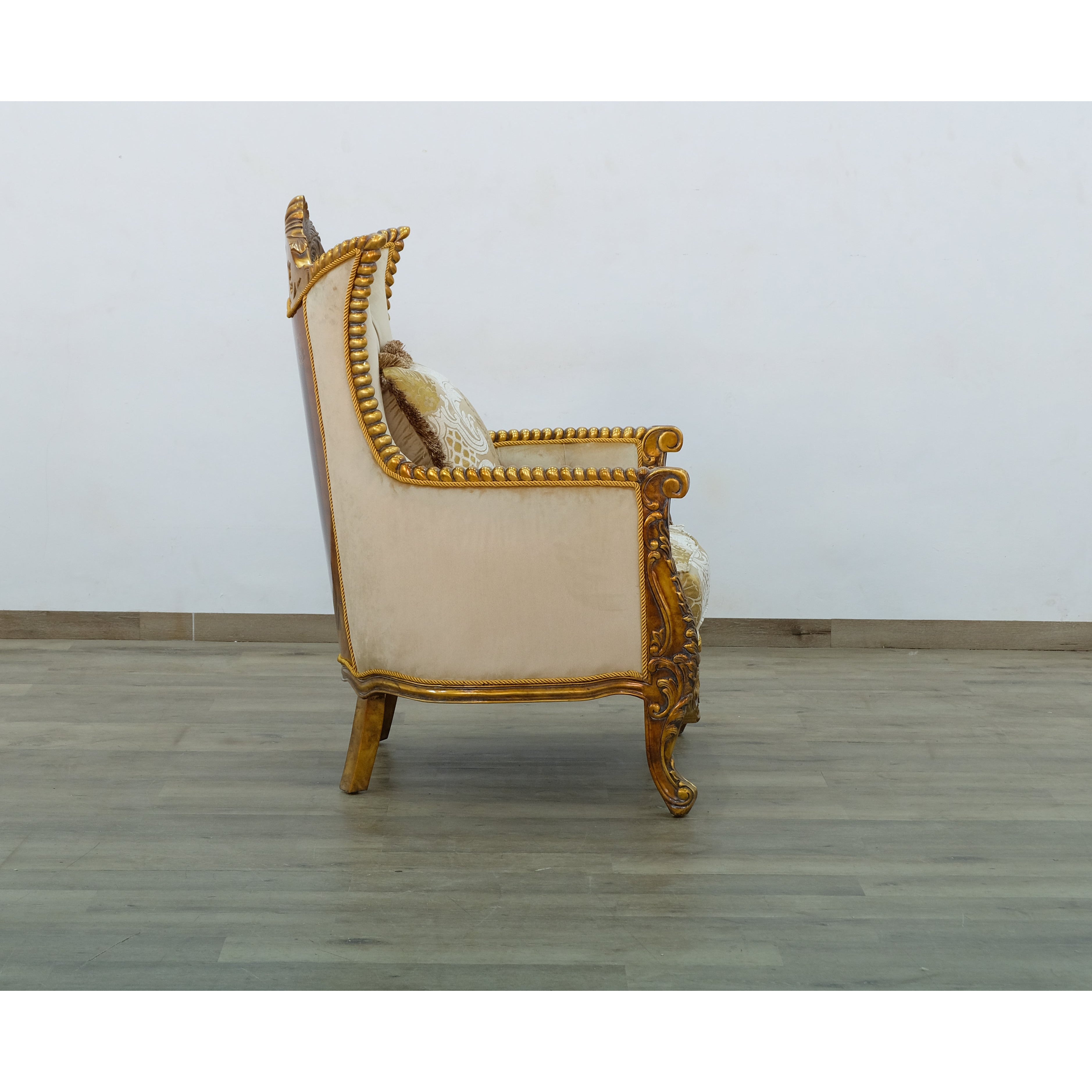 European Furniture - Maggiolini II Chair in Antique Dark Bronze - 31055-C - New Star Living