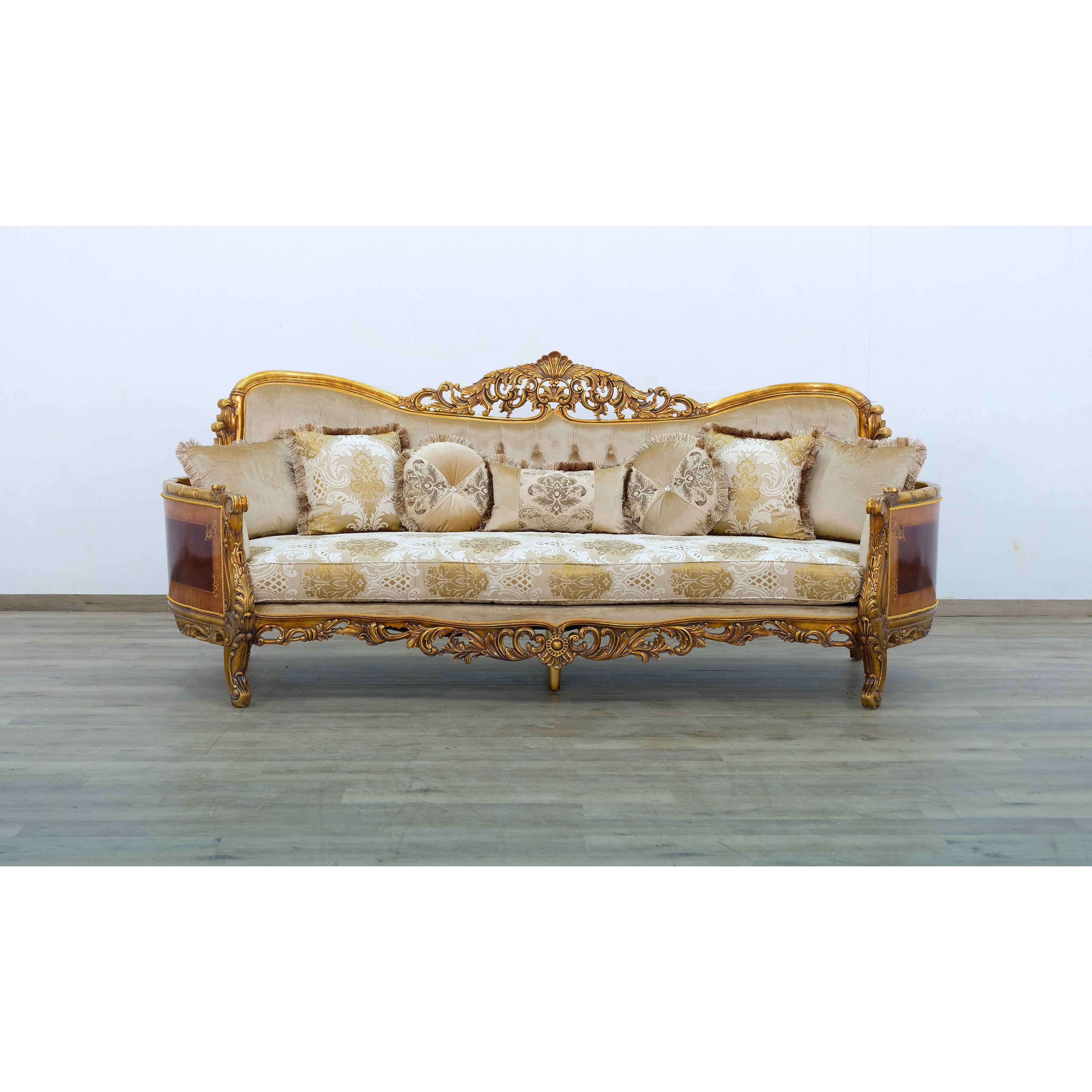 European Furniture - Maggiolini II Sofa in Antique Dark Bronze - 31055-S - New Star Living