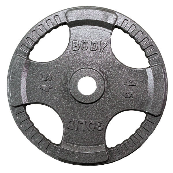 Body-Solid OST255 255 Lb. Cast Iron Grip Olympic Set (Plates Only) - New Star Living