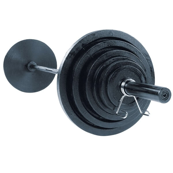 Body-Solid Cast Iron Olympic Plate And Barbell Set Osc - New Star Living