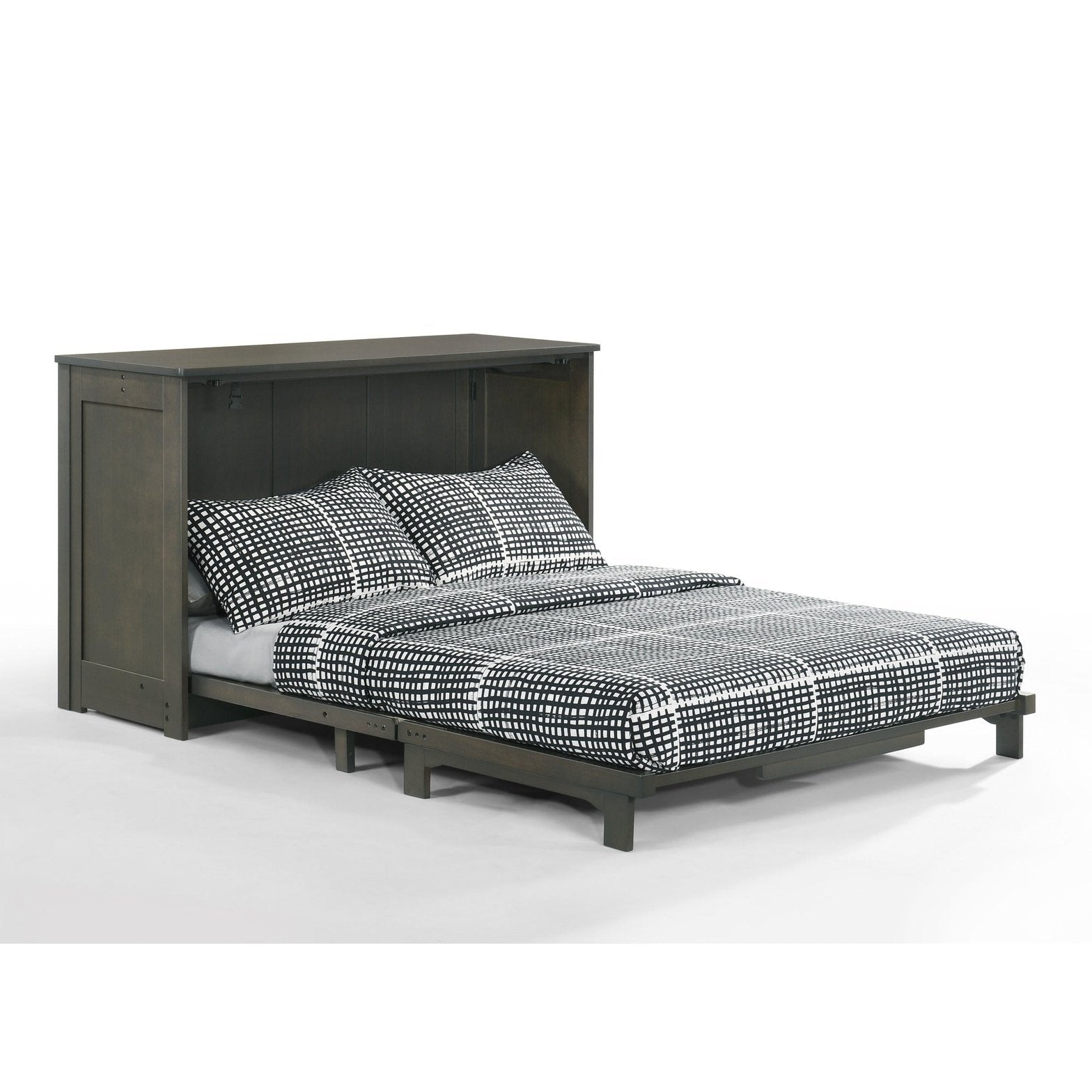 Night and Day Furniture Orion Twin/Full Murphy Cabinet Bed Complete - New Star Living