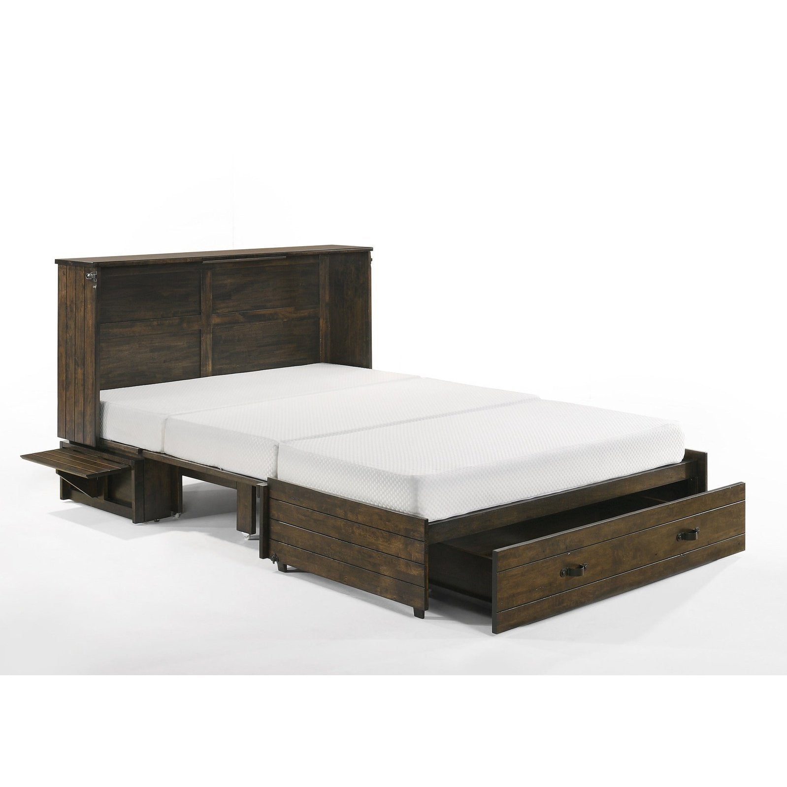 Night and Day Furniture Ranchero Queen Murphy Cabinet Bed Complete - New Star Living