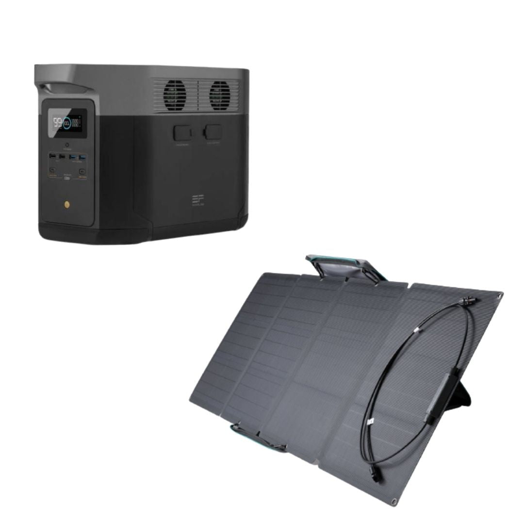Ecoflow DELTA Max Portable Power Station + 110W Solar Panel - New Star Living