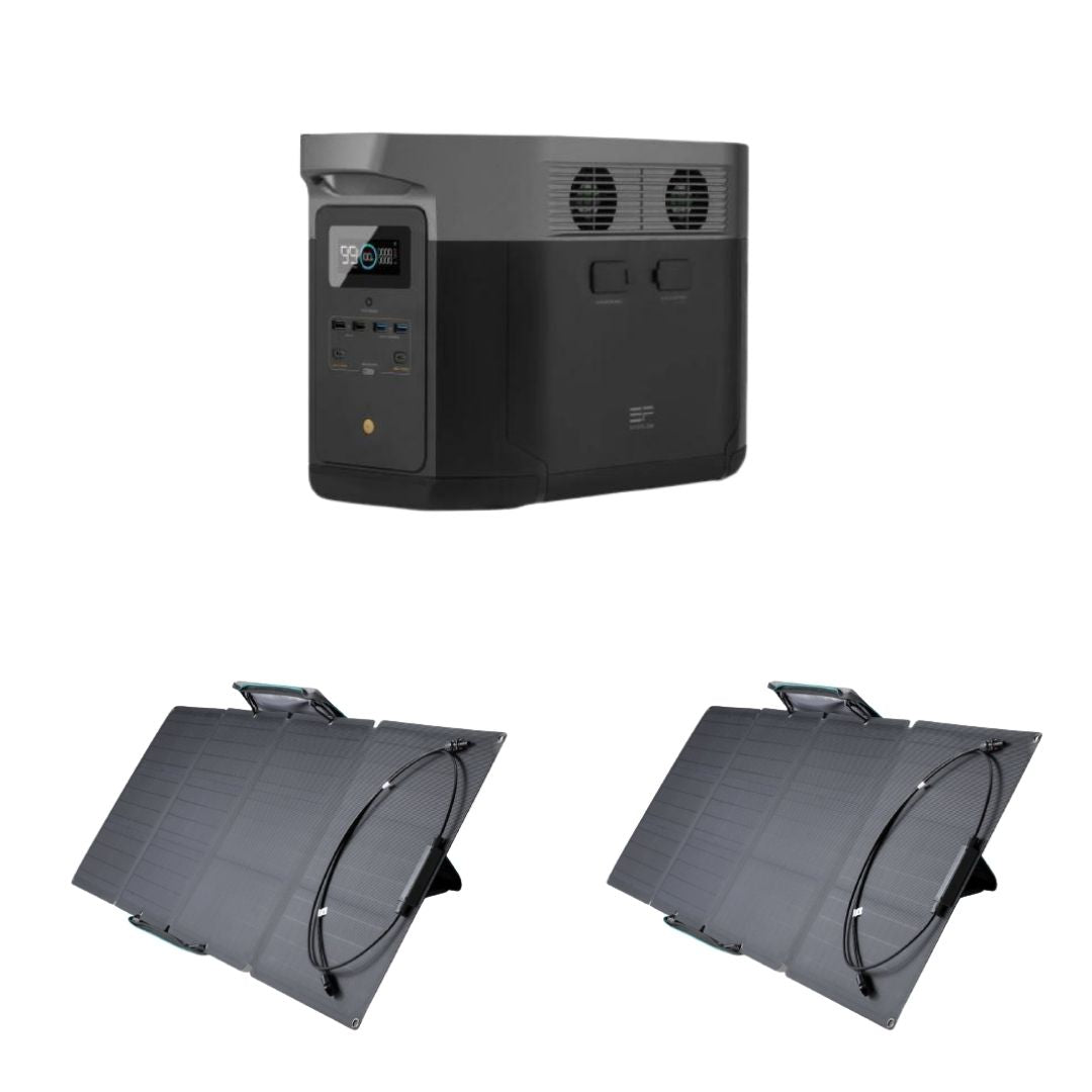 Ecoflow DELTA Max Portable Power Station + 110W Solar Panel - New Star Living