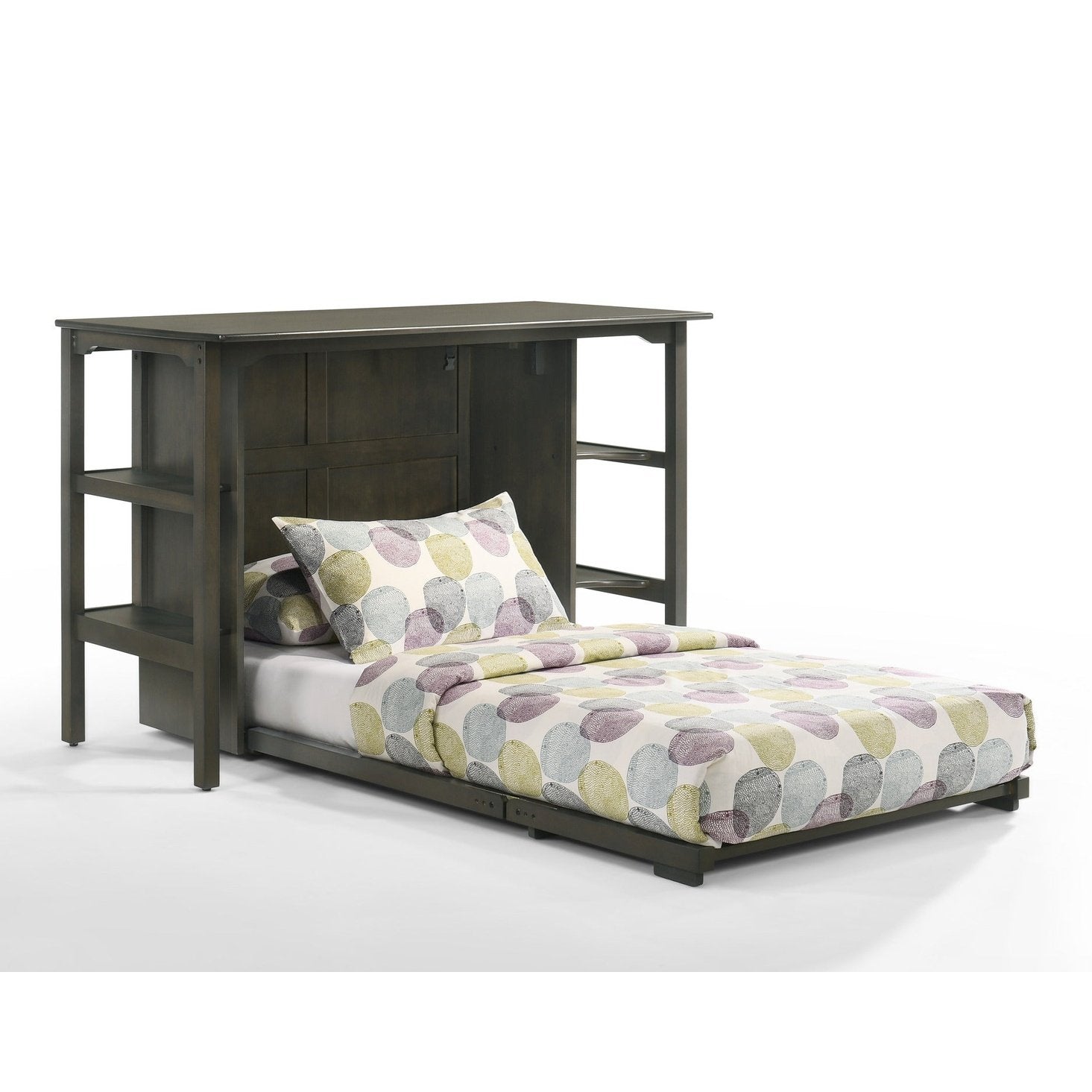 Night and Day Furniture Siesta Desk Murphy Cabinet Bed Complete