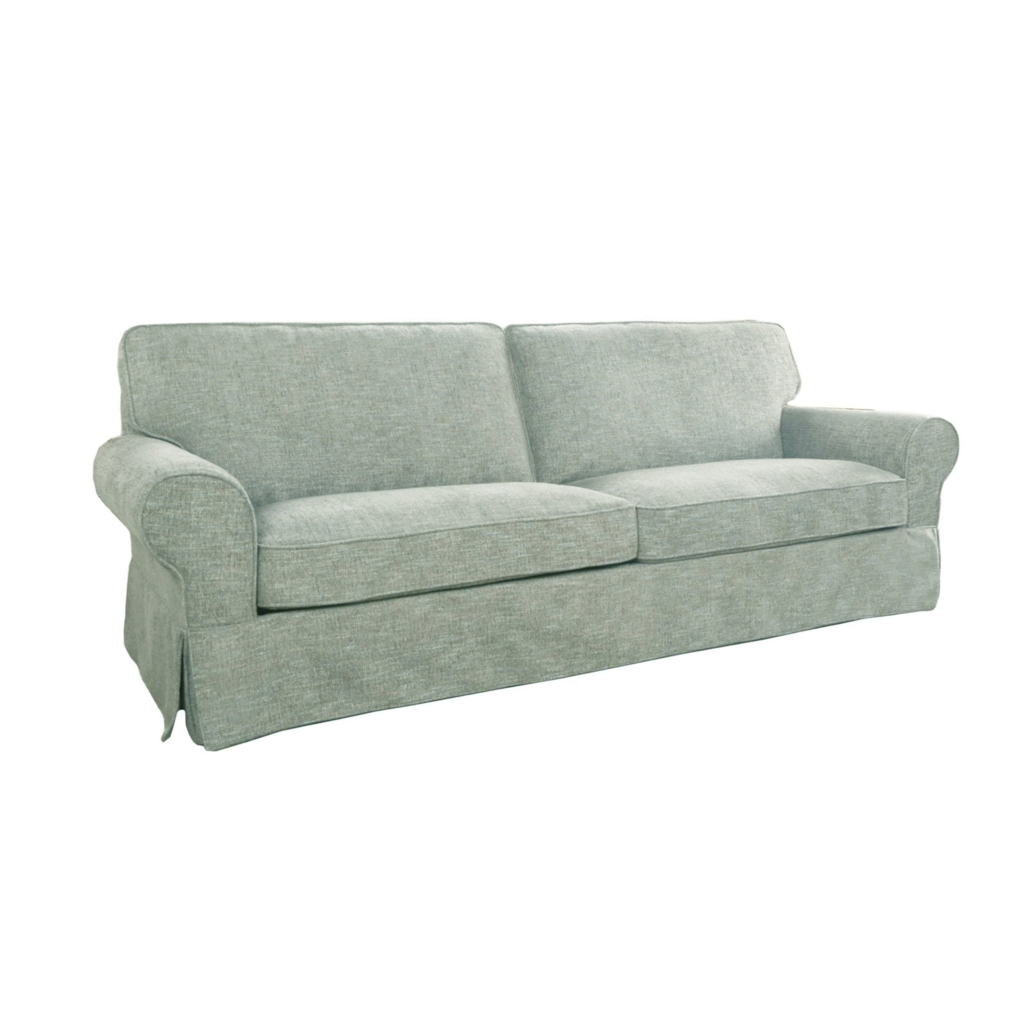 AFD Home 100" Slipcover Sofa Gray Linen - New Star Living