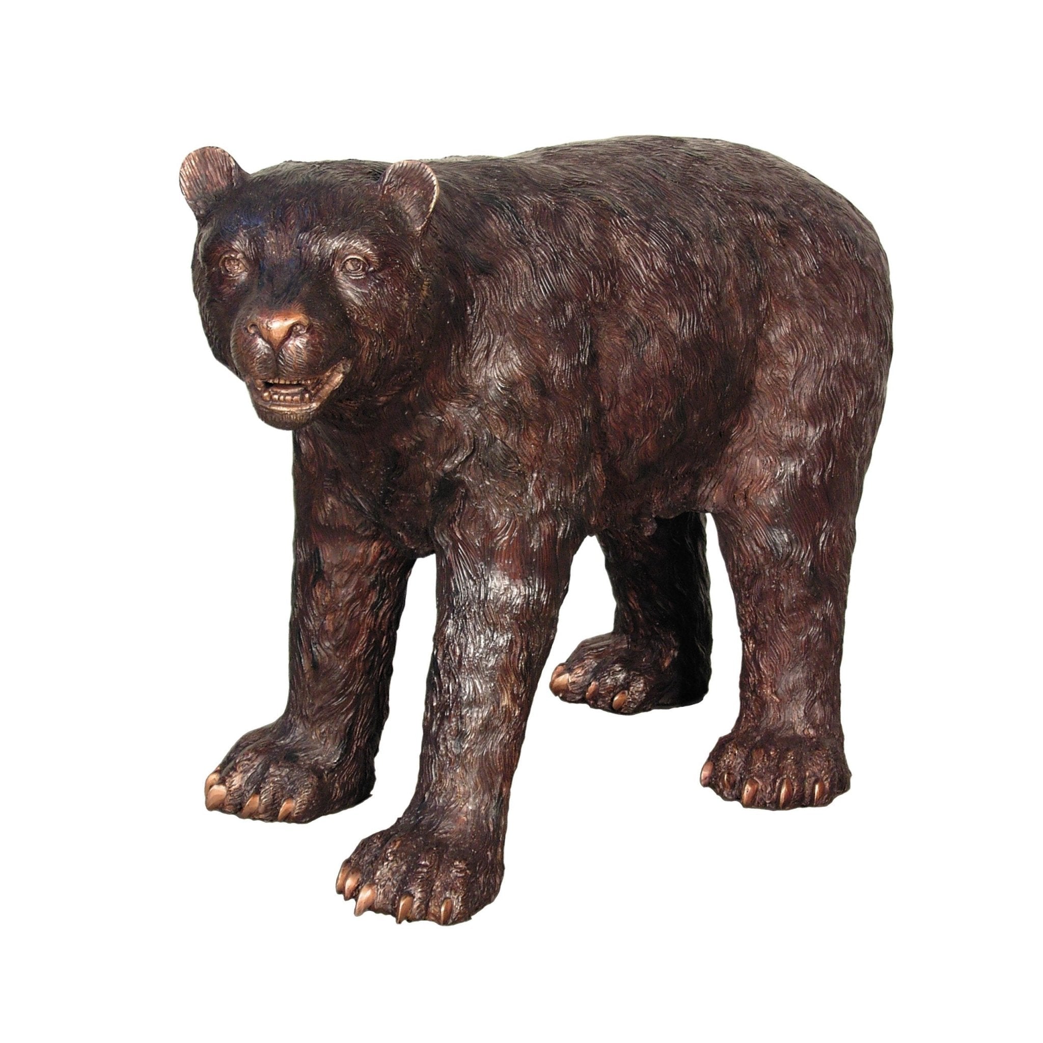 AFD Home Bronze American Black Baby Bear Standing 36 Inches Long - New Star Living