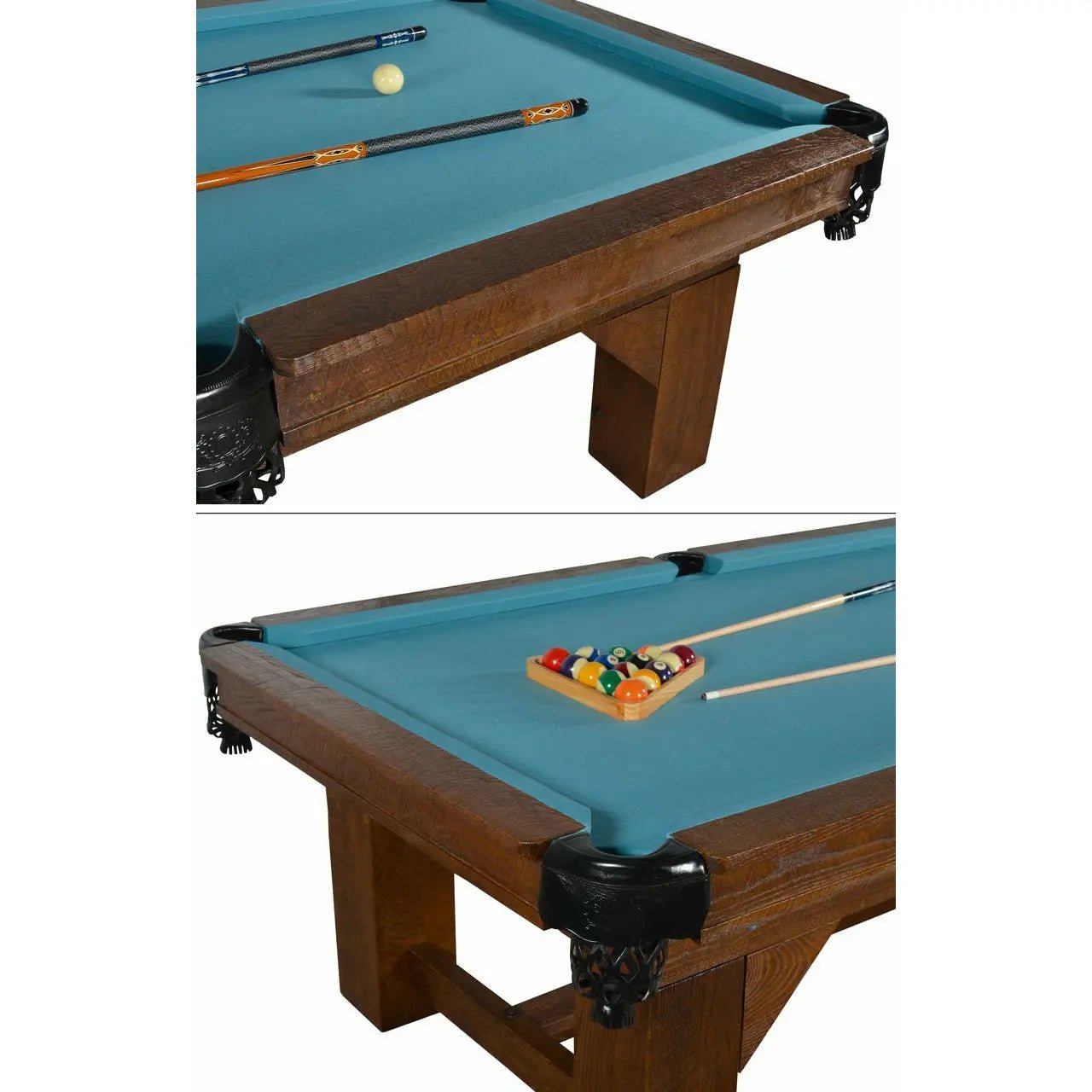 AFD Home Bungalow Ash Wood Slate Top Pool Table - New Star Living