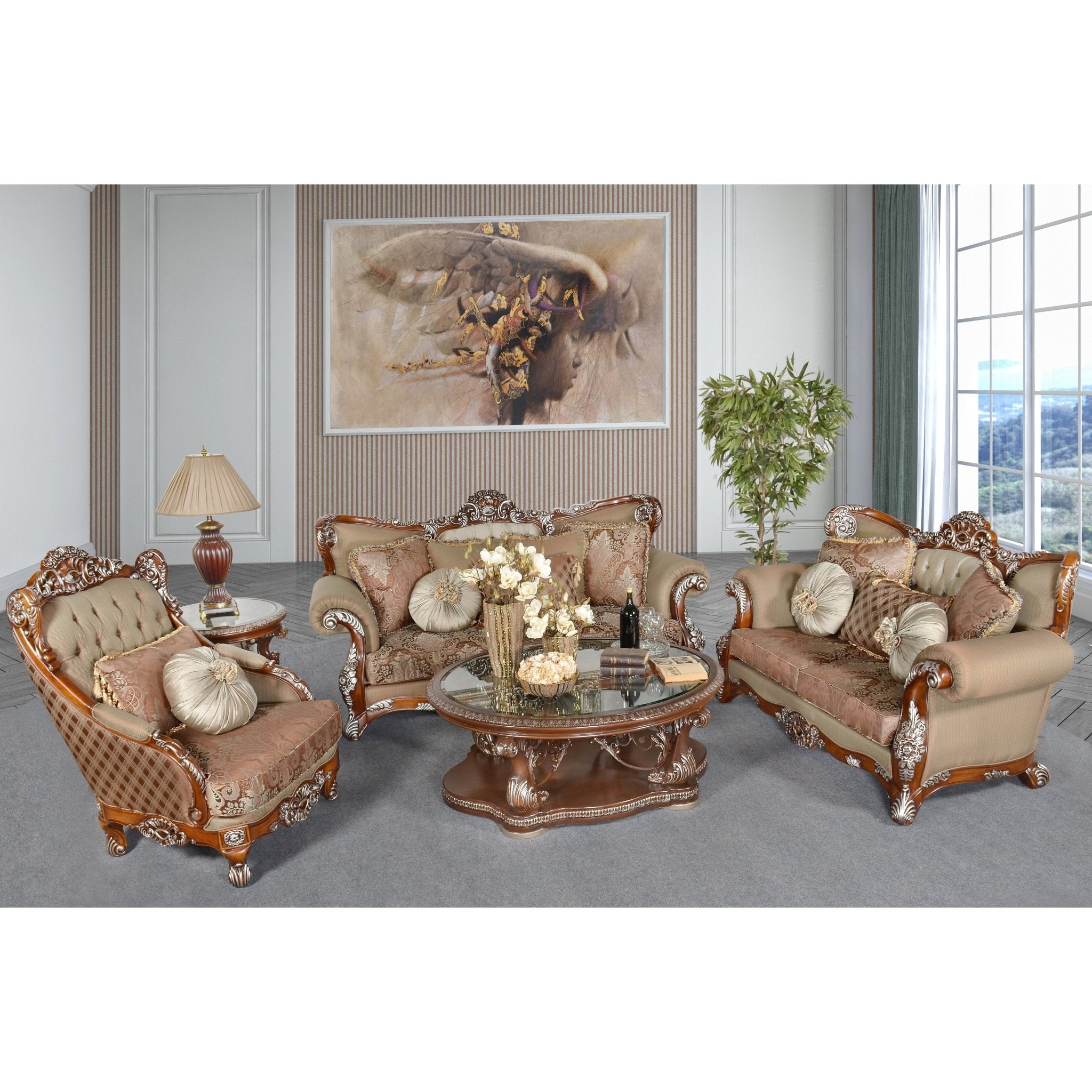 AFD Home Castillian Sofa Set of 3 (KIT) - New Star Living