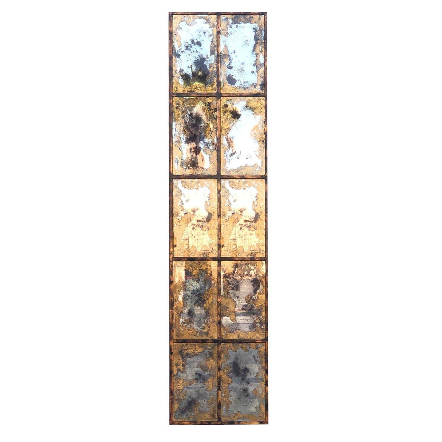AFD Home Eglomise Gold Large Wall Panels 23.5 X 98 - New Star Living