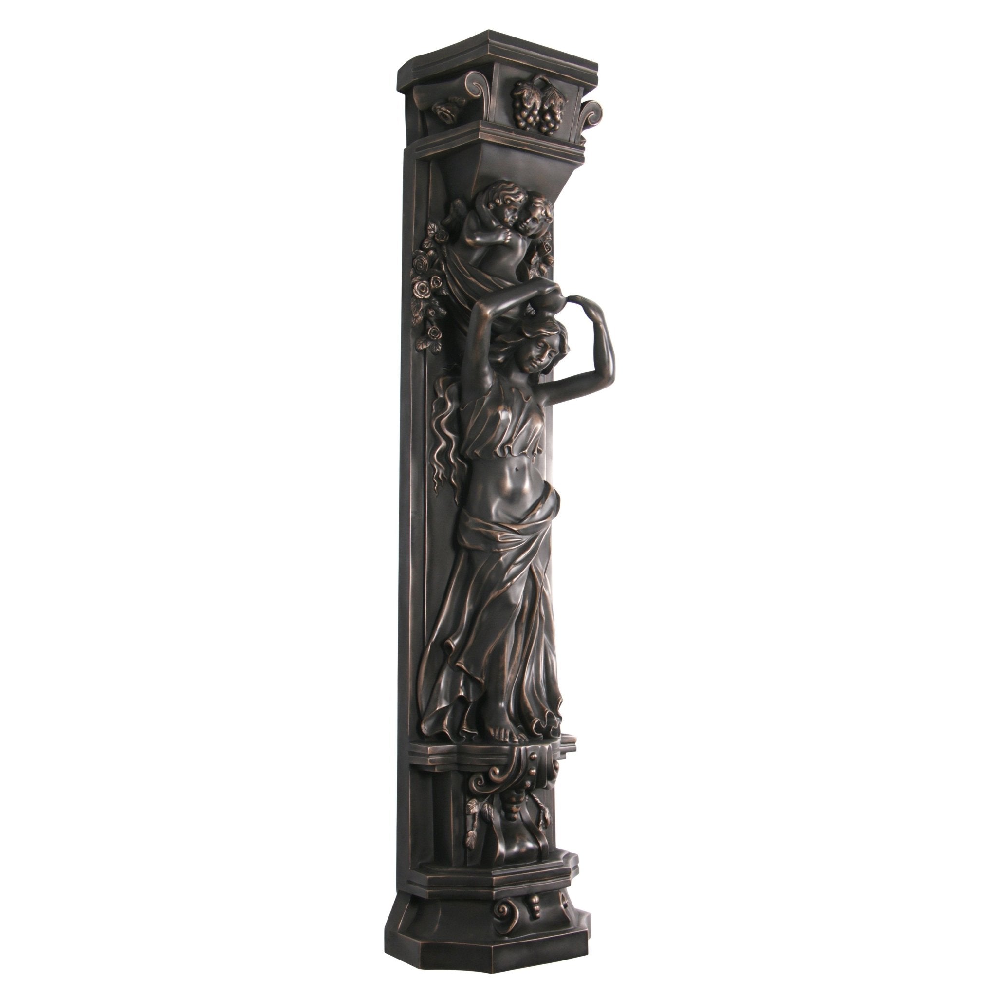 AFD Home Imperial Bronze Lady Pilaster Bowl - New Star Living