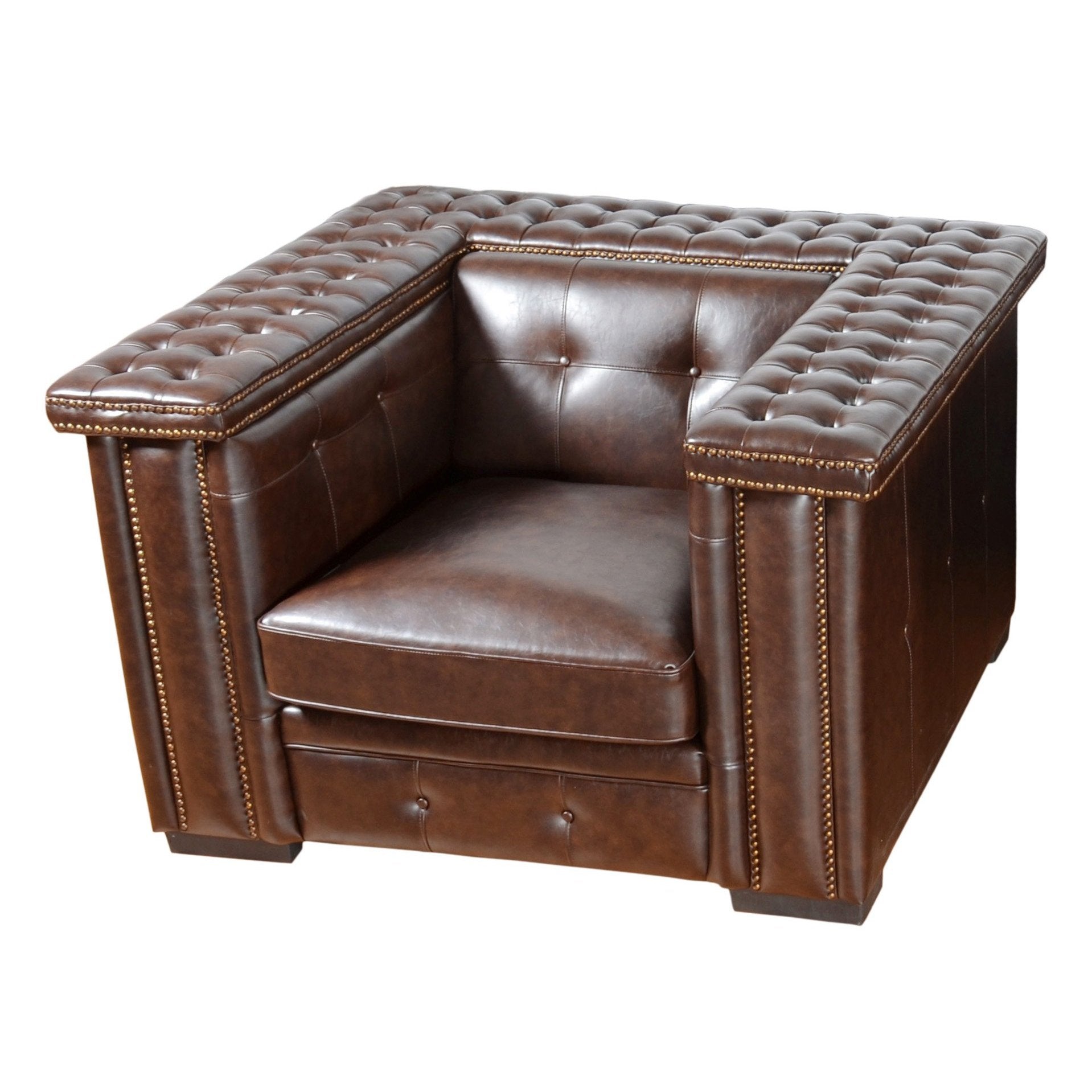 AFD Home Micro Leather Bench Chair - New Star Living