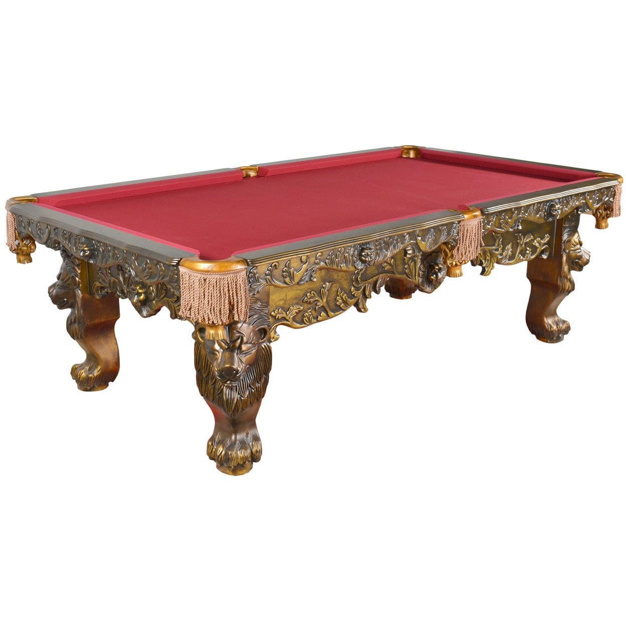 AFD Home Monarch Oak Professional Size Pool Table 10505539 - New Star Living