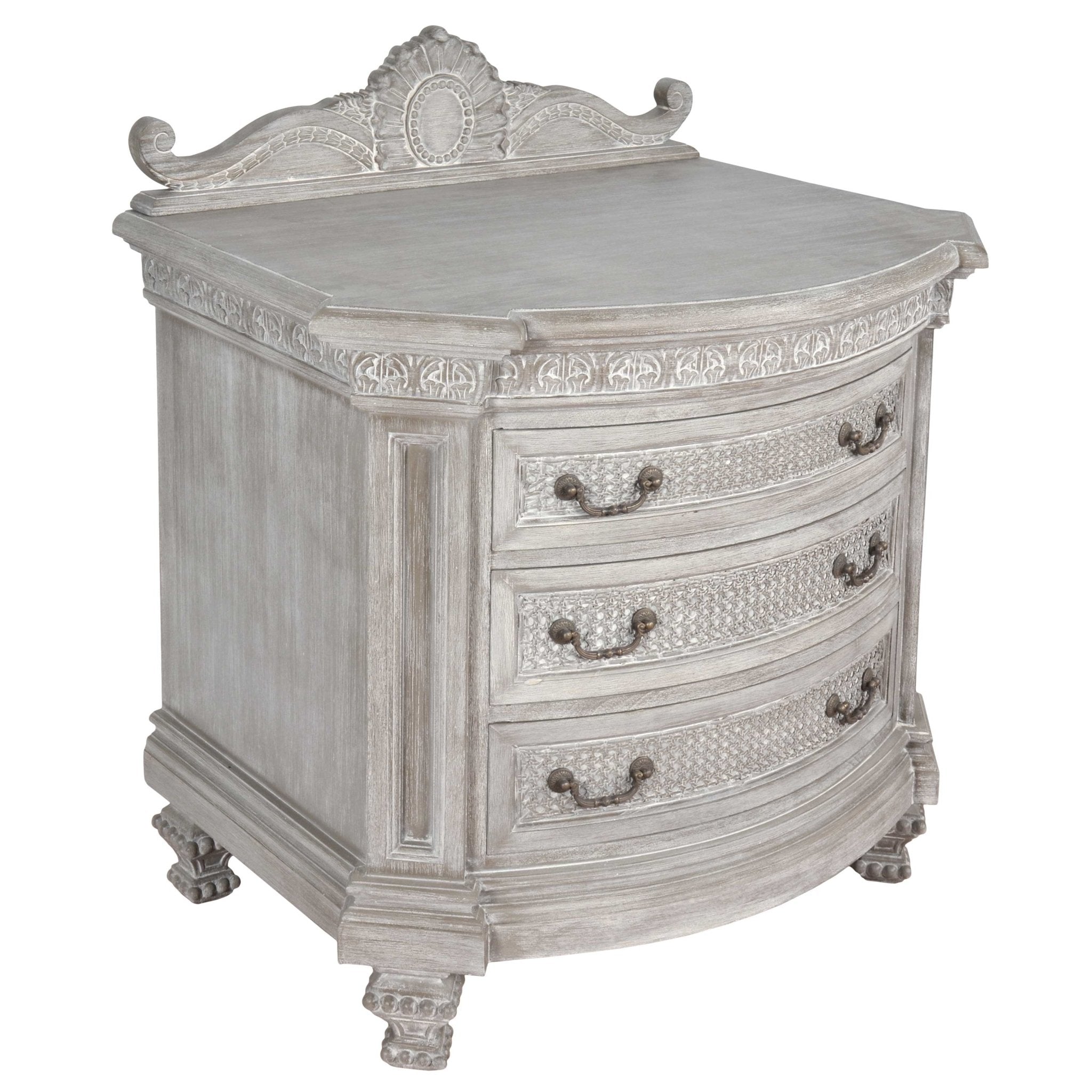 AFD Home Mystique Gray Nightstand - New Star Living