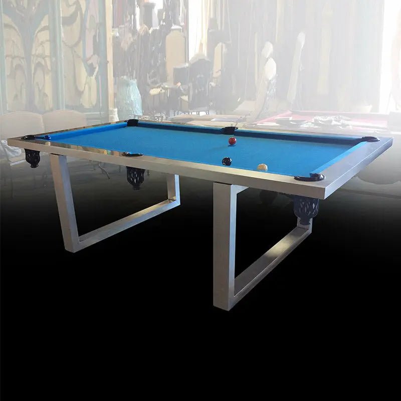 AFD Home New Modern Stainless Steel Pool Table Indoor/ Outdoor - New Star Living