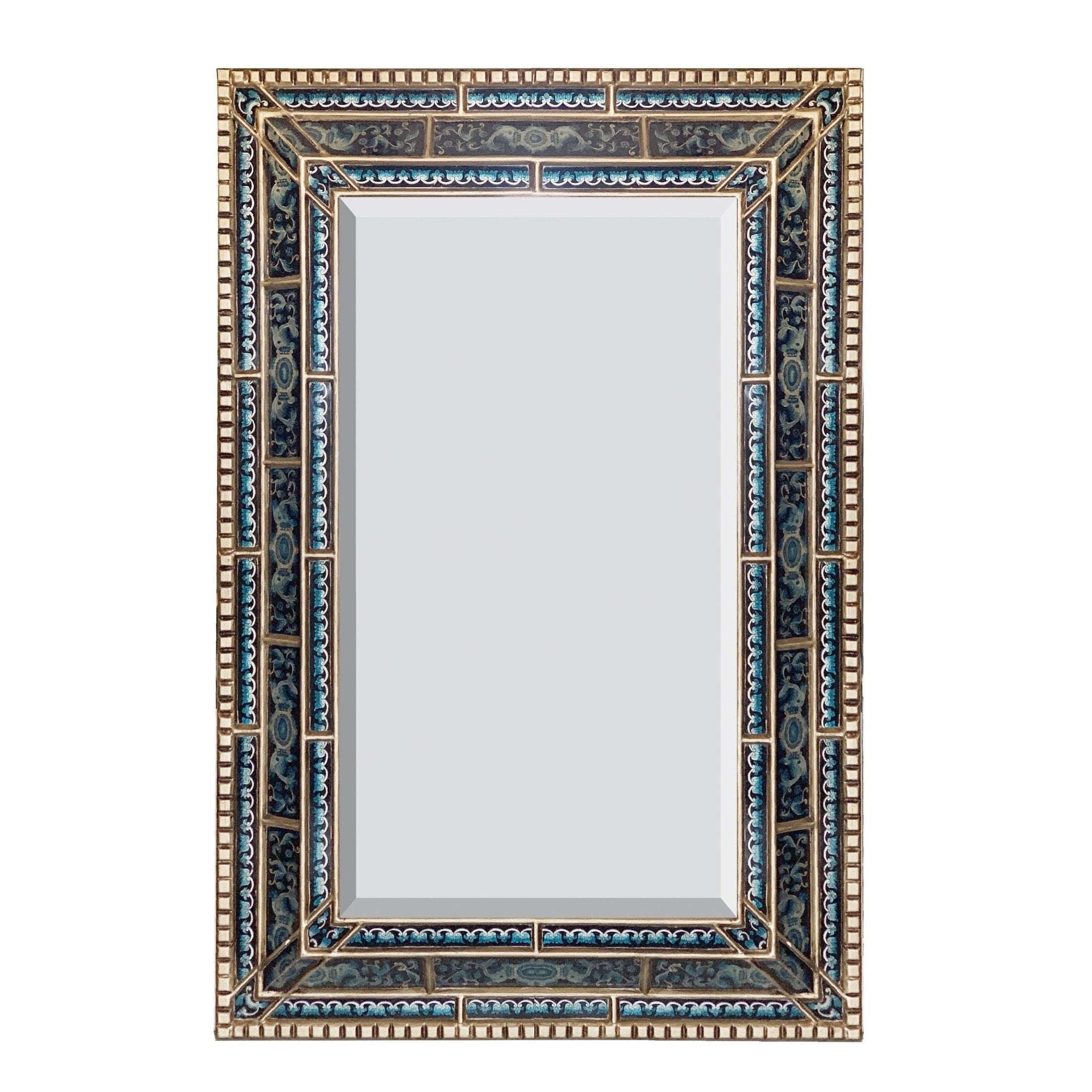 AFD Home Peruvian Painted Glass Argento Mirror - New Star Living
