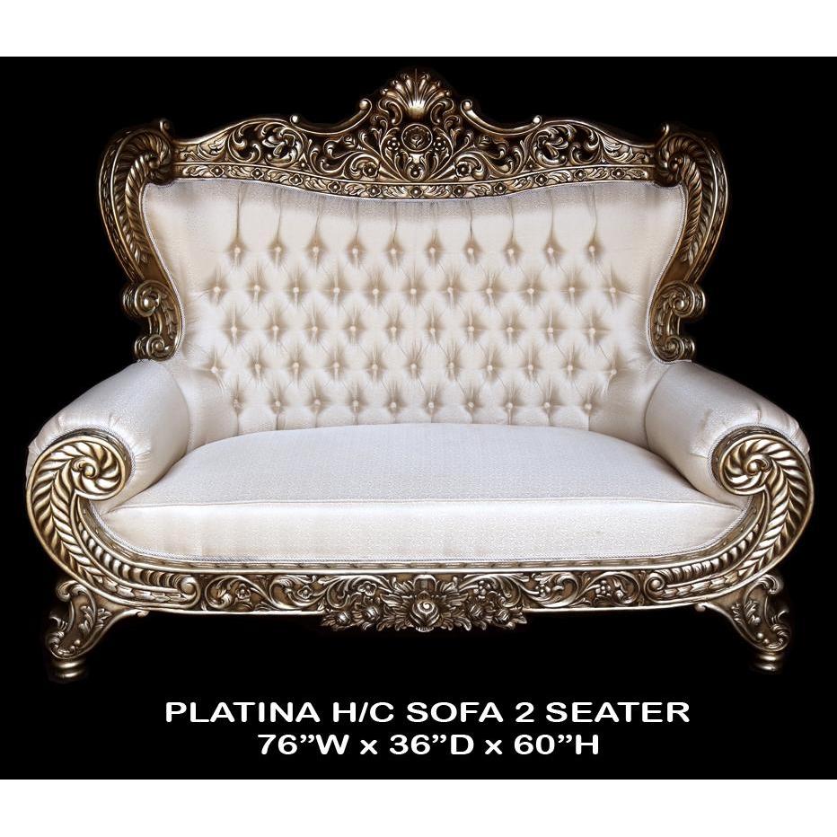 AFD Home Platine Palatial Hand Carved Parlor Sofa - New Star Living