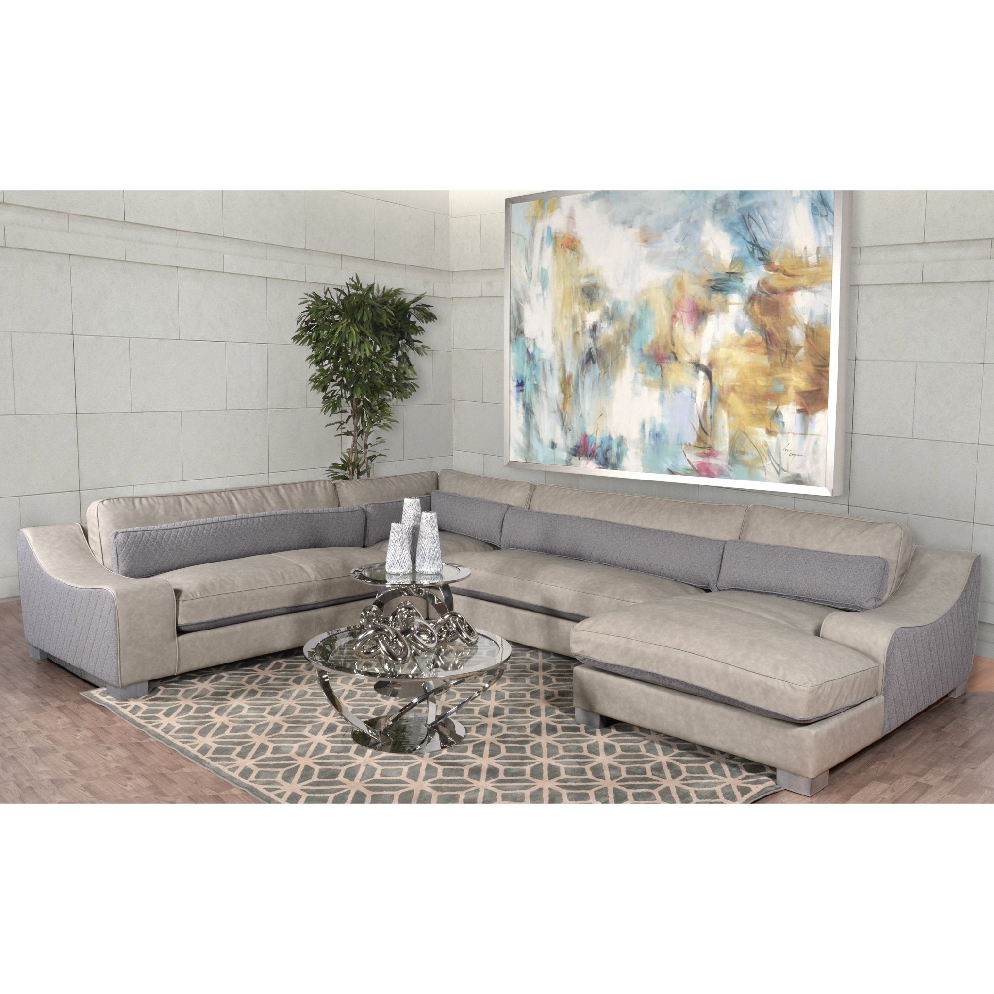 AFD Home Santa Ana 4 Pce Large Sectional (KIT) - New Star Living