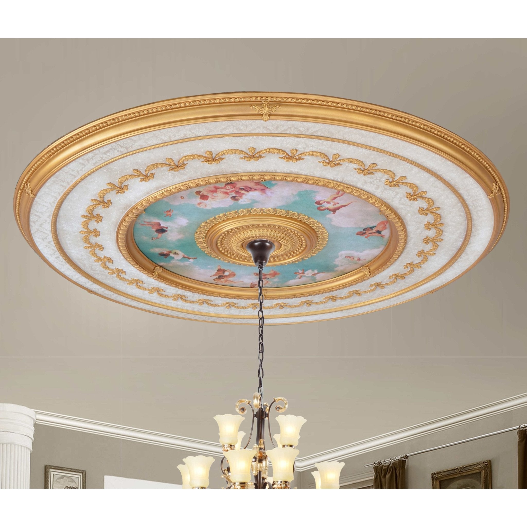 AFD Home Sistine Chapel Classical Grand Ceiling Medallion 98.5 Inch Diameter - New Star Living