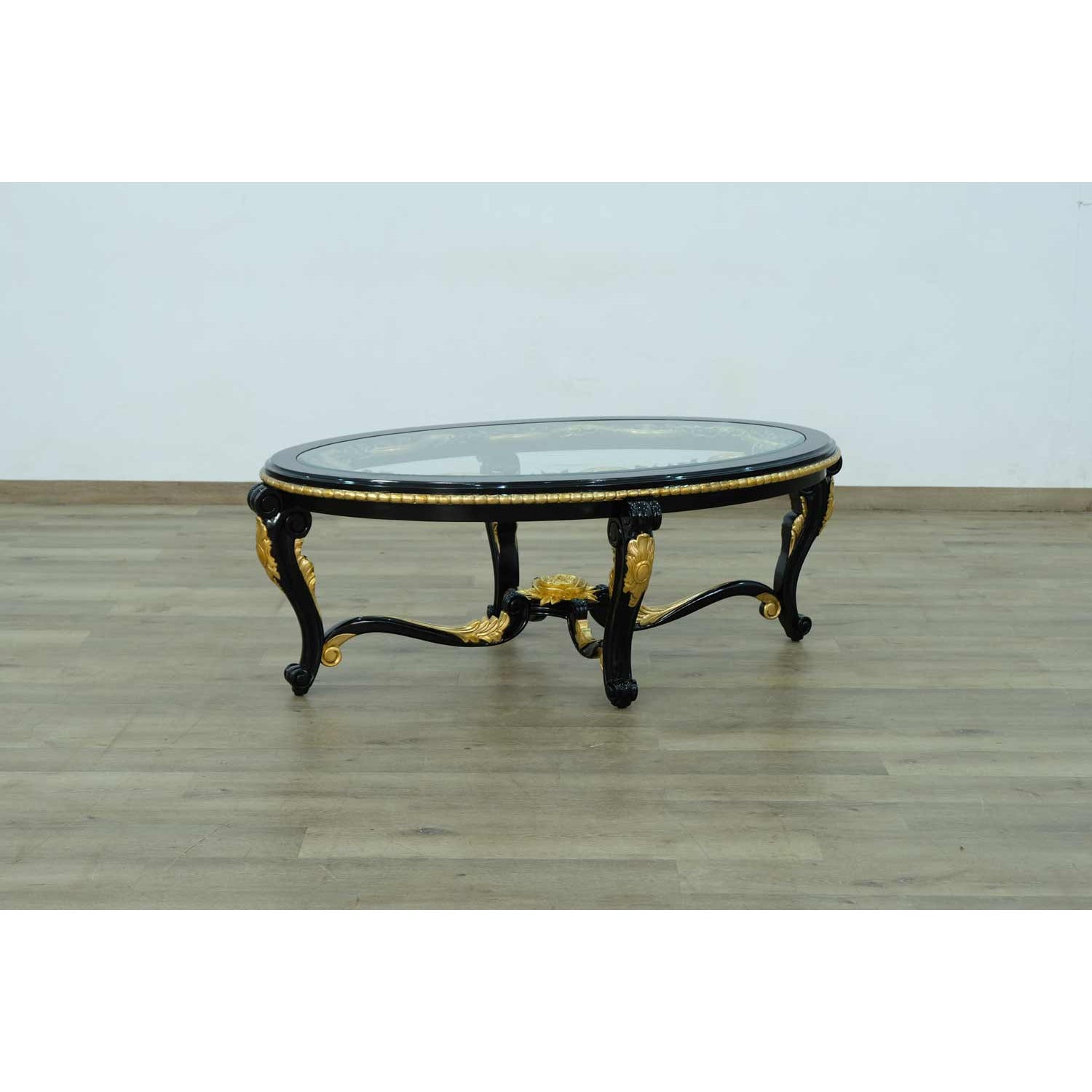 European Furniture - Bellagio III Coffee table in Black-Gold - 30019-CT - New Star Living