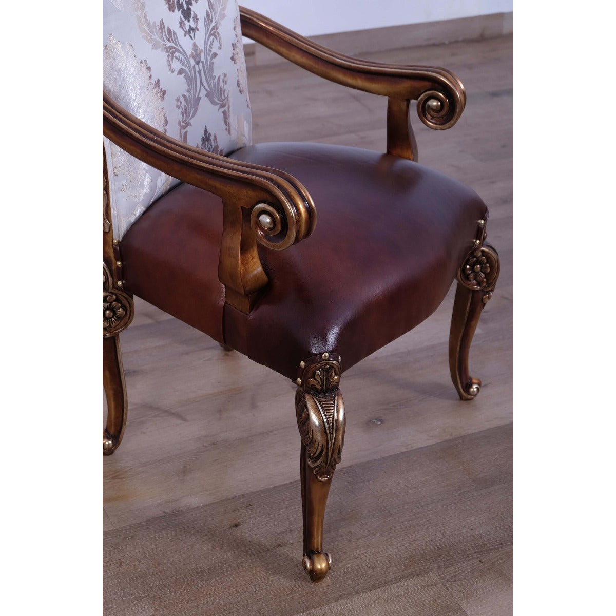 European Furniture - Bellagio 5 Piece Dining Room Set in Parisian Bronze - 40055-5SET - New Star Living