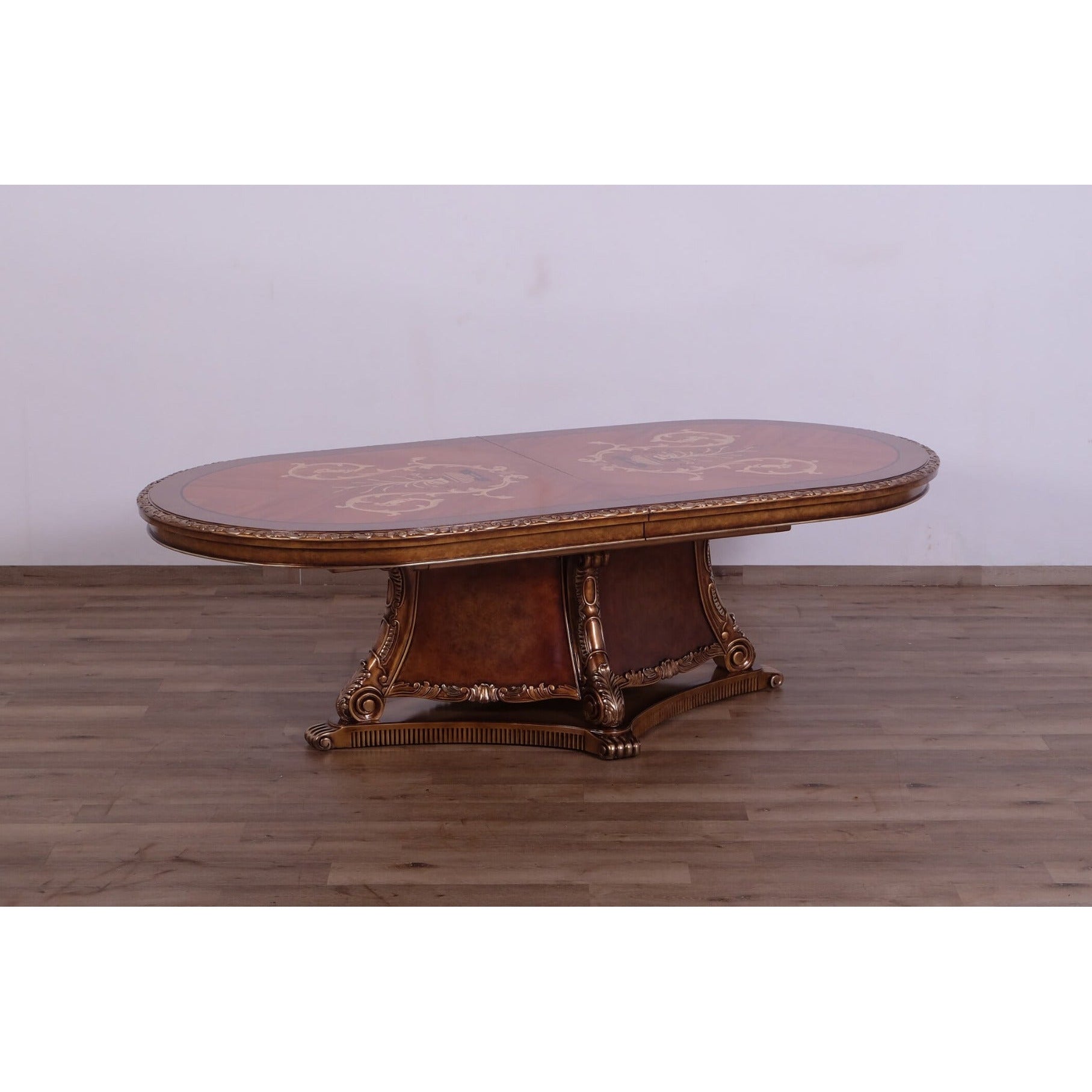 European Furniture - Bellagio Dining Table in Parisian Bronze - 40055-DT - New Star Living