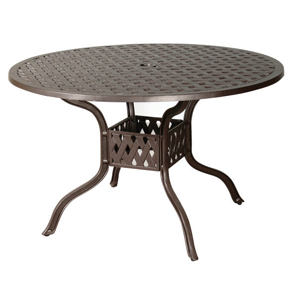 AFD Home  Savannah Outdoor Aluminum Round Dining Table - New Star Living