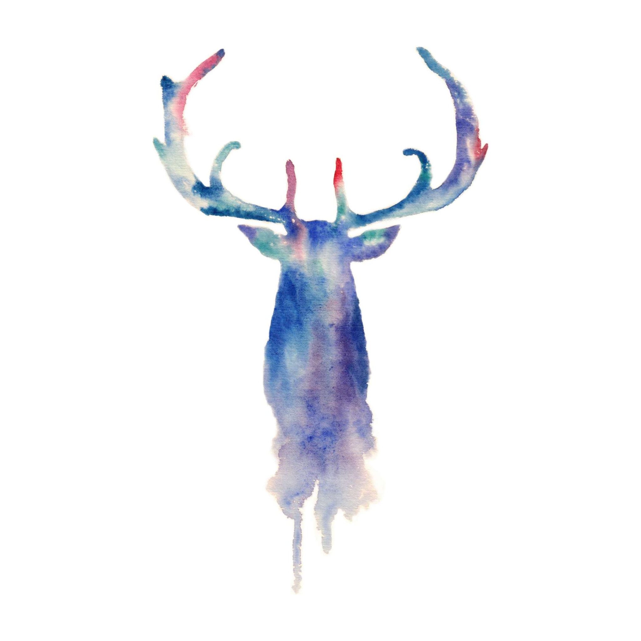 AFD Home  Watercolor Deer Gallery Wrap - New Star Living