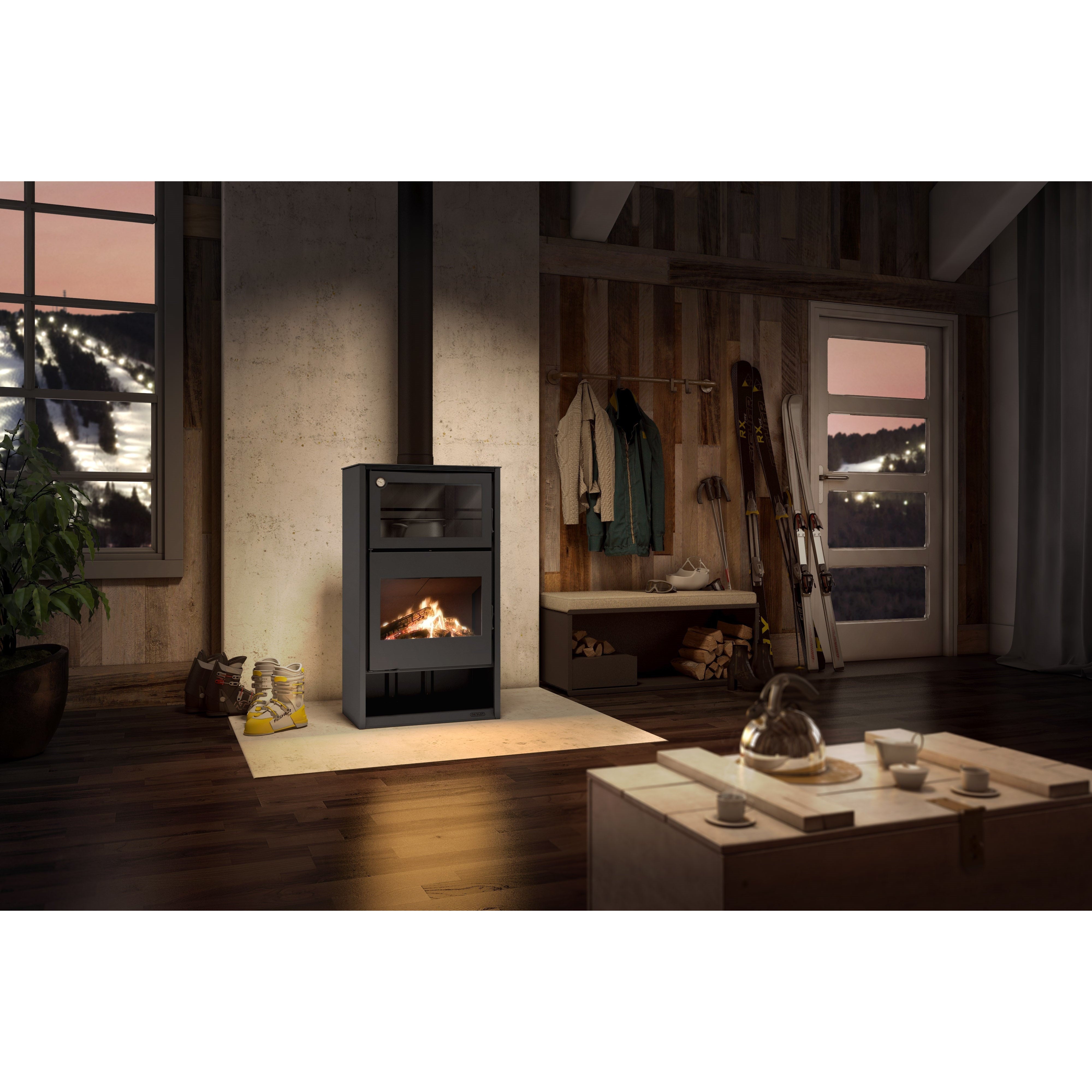 Drolet Atlas Wood Burning Cook Stove DB04810 - New Star Living
