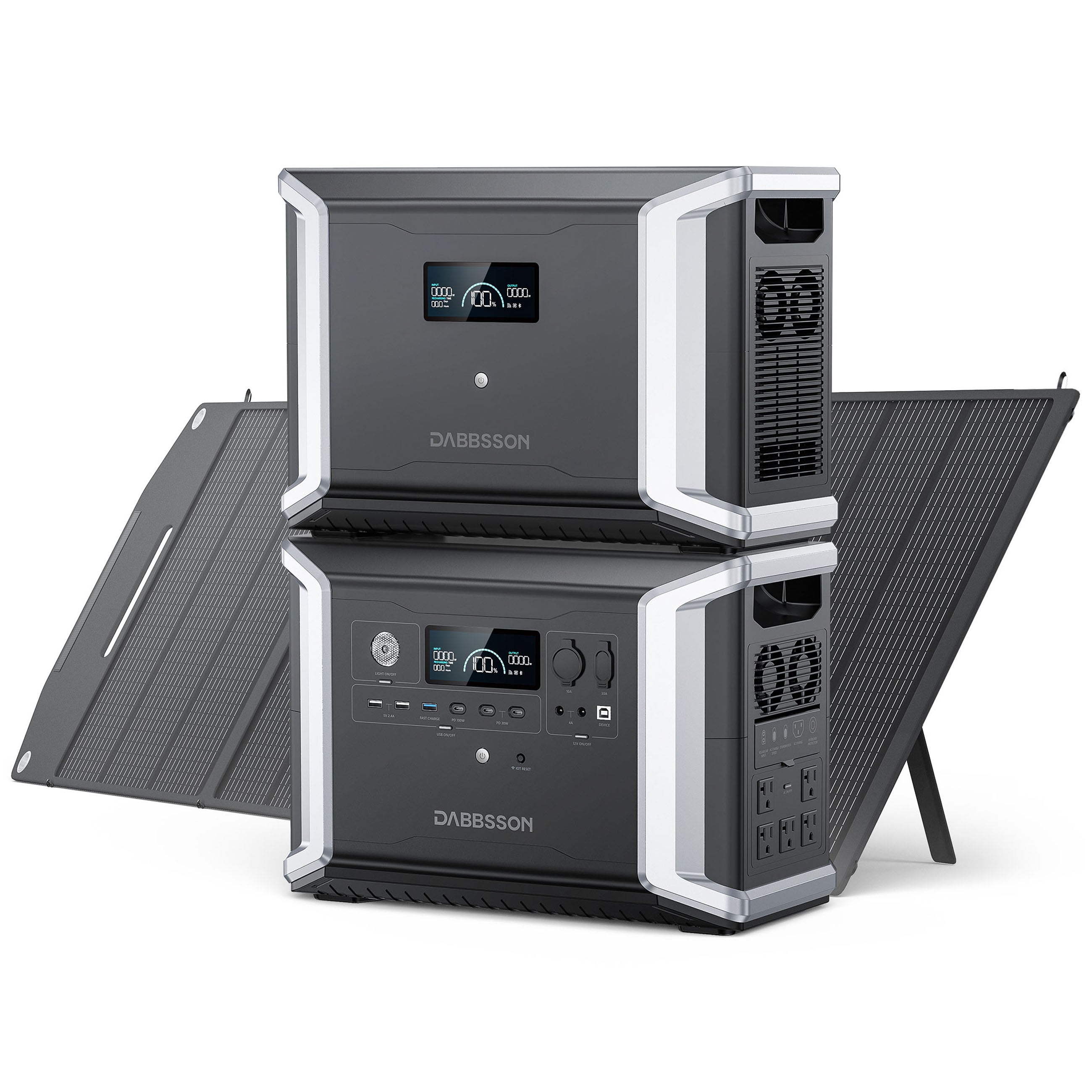 Dabbsson Home Backup Power Station Set with Add-on 3000Wh Expandable Battery | 5330Wh - New Star Living