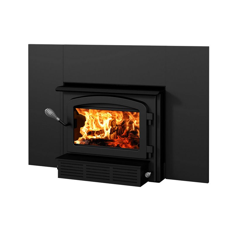 Drolet Escape 1500-I Wood Insert Trio with 35' Vortex flexible SS liner DB03137K3 - New Star Living