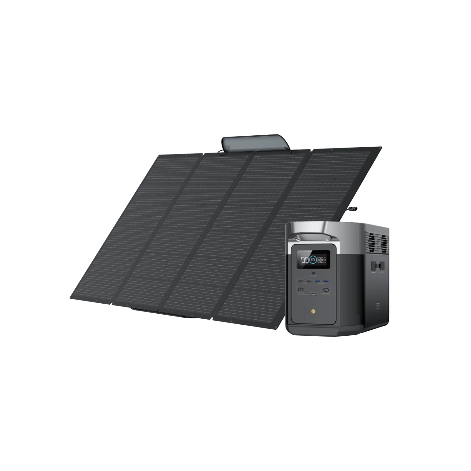 Ecoflow DELTA Max 2000 Portable Power Station + 400W Solar Panel - New Star Living