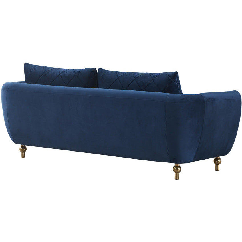 European Furniture - Sipario Vita 3 Piece Living Room Set in Blue - 22560-SET3 - New Star Living
