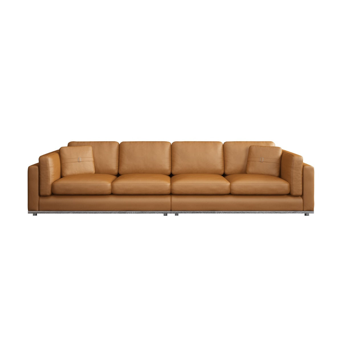 European Furniture - Picasso Oversize Sofa in Cognac - 25552-4S - New Star Living