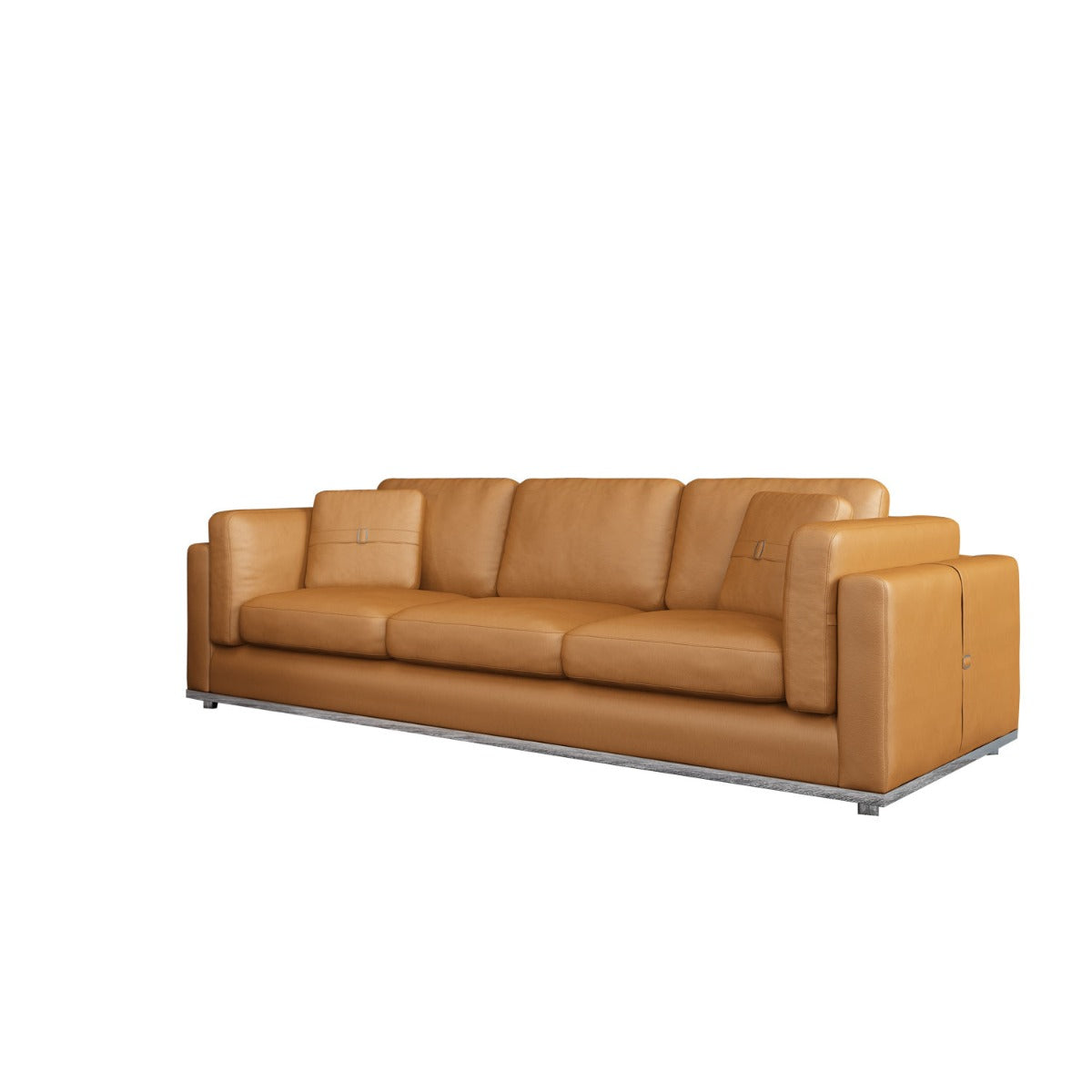 European Furniture - Picasso Sofa in Cognac - 25552-S - New Star Living
