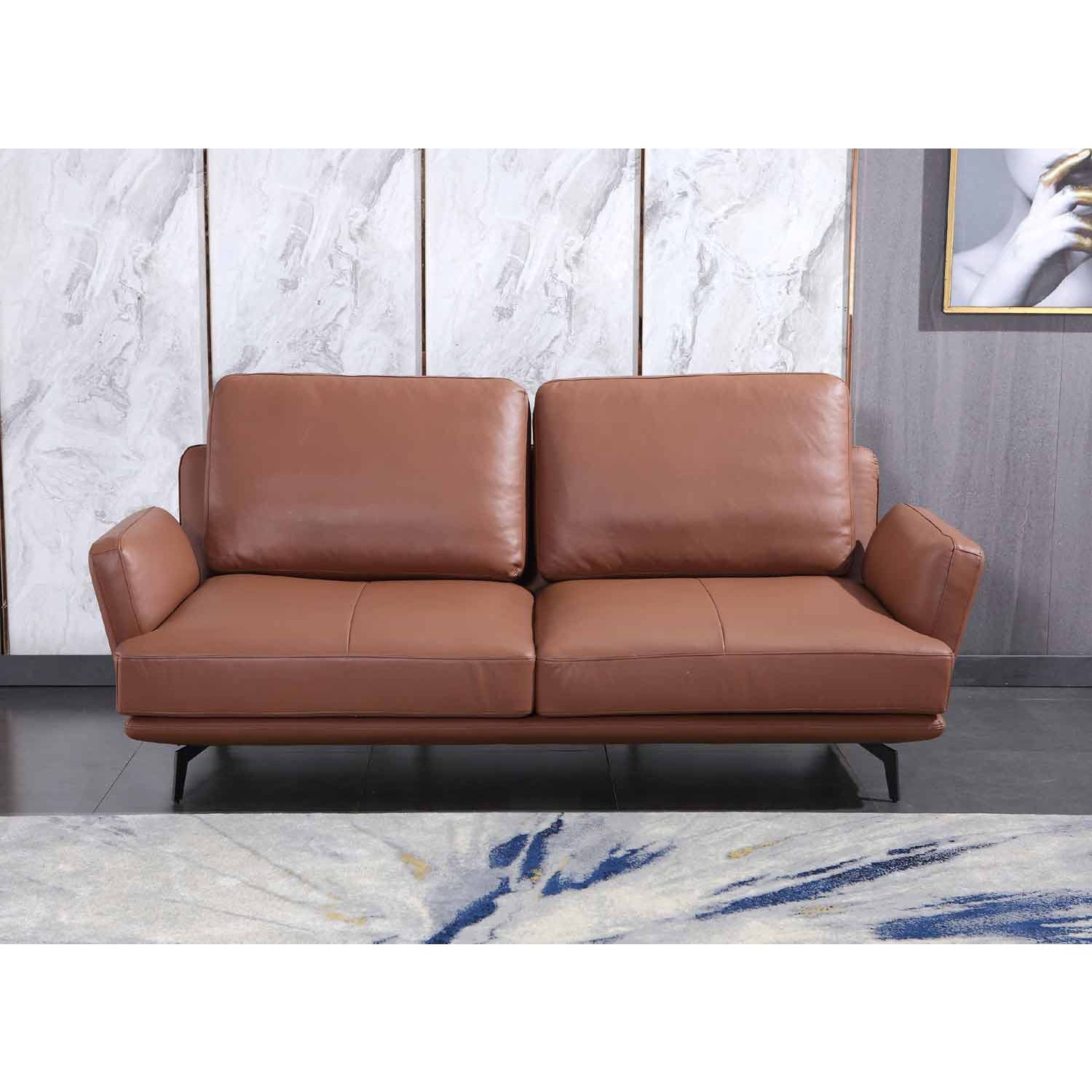 European Furniture - Tratto 3 Piece Living Room Set in Russet Brown - 37455-3SET - New Star Living