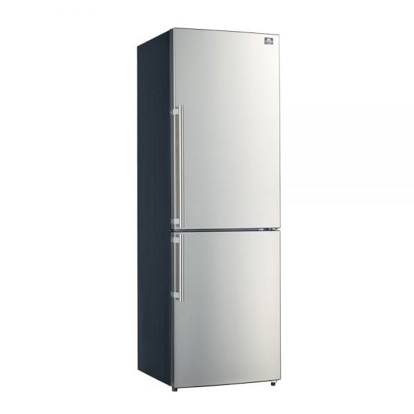 Forno 24" Bottom Mounted No Frost Refrigerator in SS, 11.1cuft - FFFFD1948-24S - New Star Living