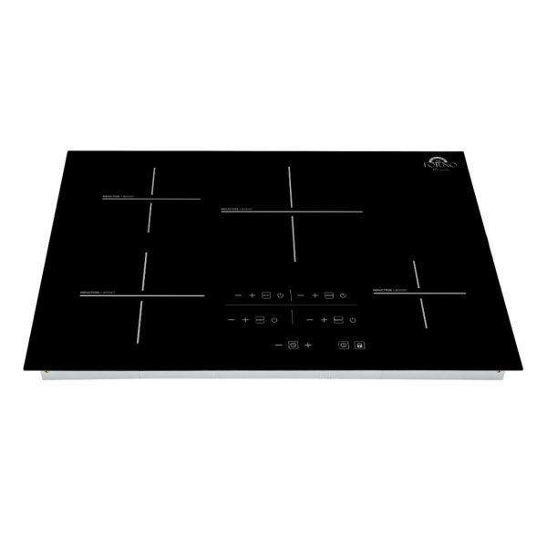Forno 30” Lecce Cook Top Induction: Black Glass 4 Burner 6″,7″,8″,10″ - FCTIN0545-30 - New Star Living