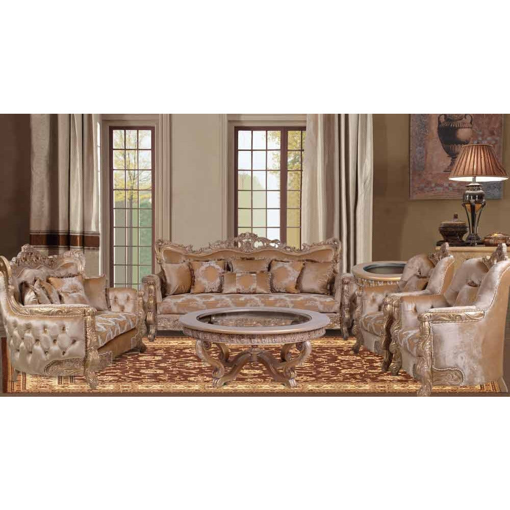 European Furniture - Imperial Palace Luxury Sofa in Dark Champagne - 32006-S - New Star Living